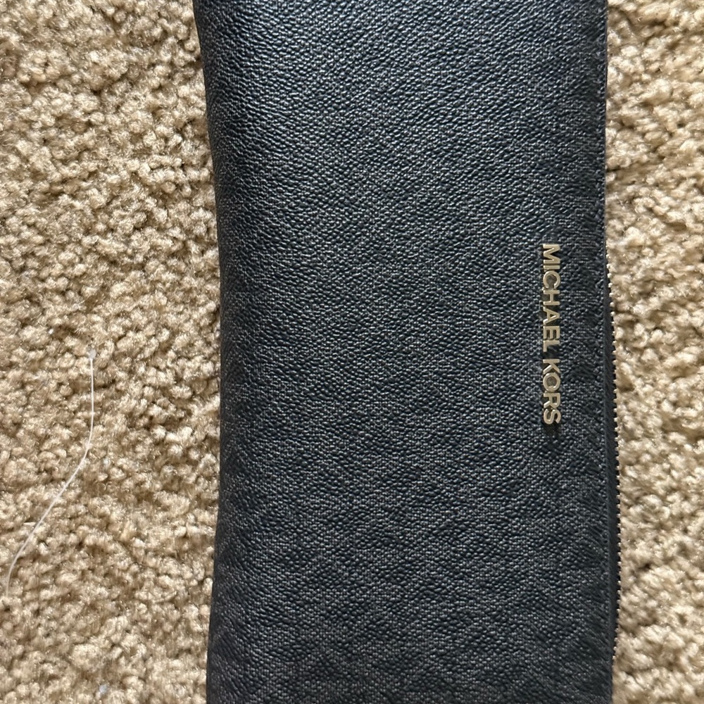 Michael Kors Black Leather Pouch